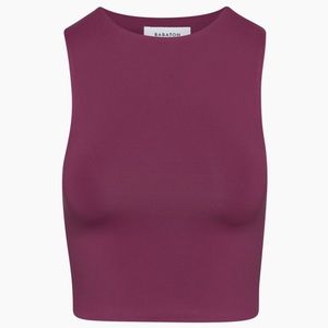 Aritzia Babaton Contour Muscle Tank in Grapevine